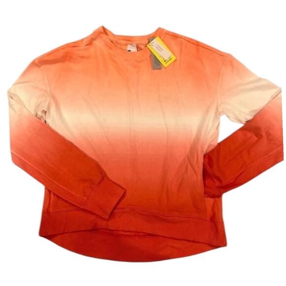 All In Motion Orange Ombre Sweatshirt - NWT - Picture 1 of 3